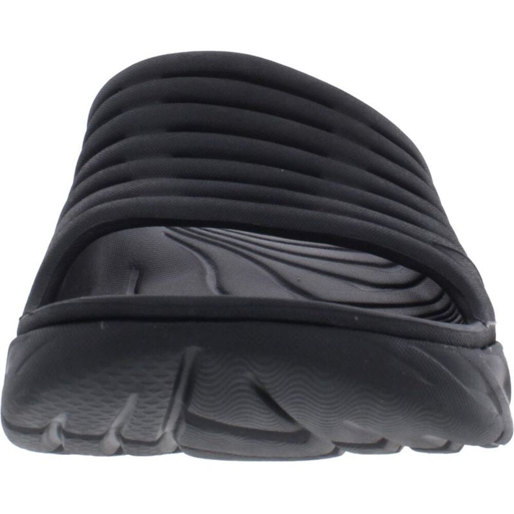 Hoka One One Mens Ora Black Recovery Stability Slide Sandals Shoes NWOB - Picture 3 of 4